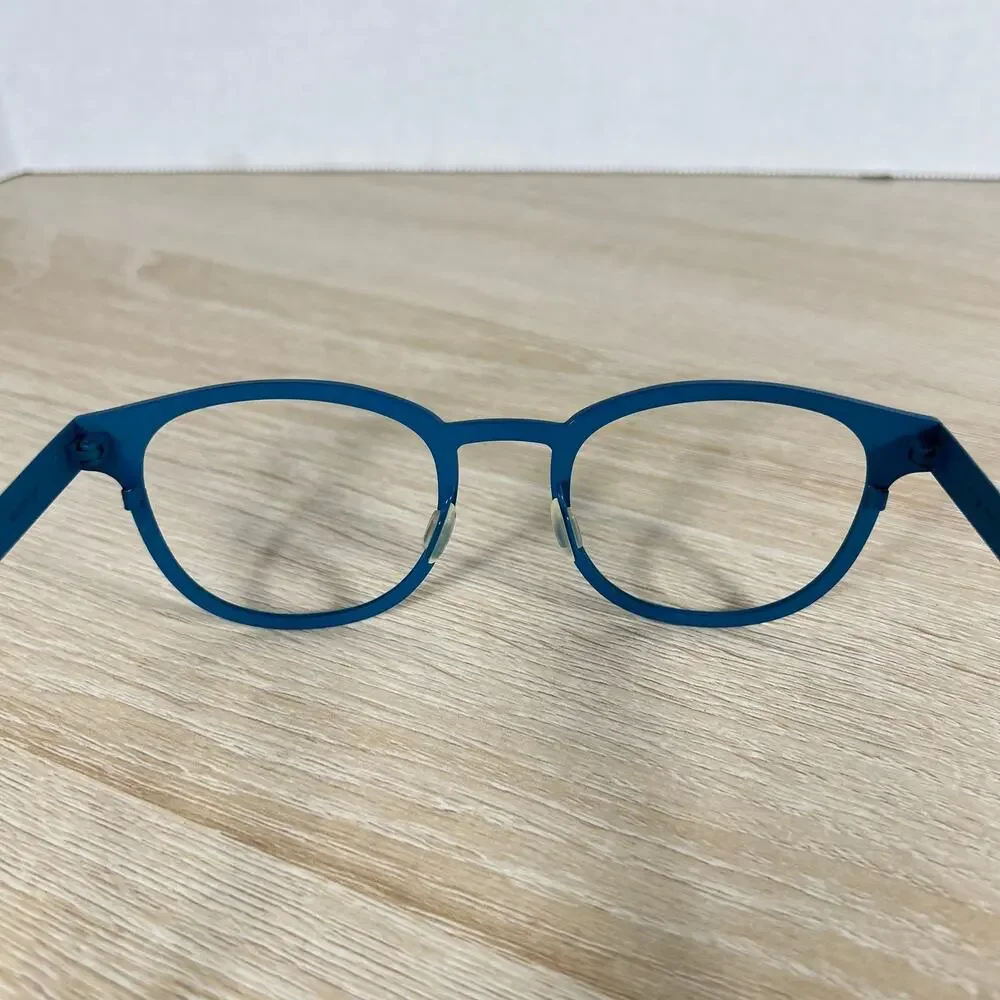 Orgreen Oldman 477 Eyeglasses Blue Titanium Frames Only 49-21-147 Japan